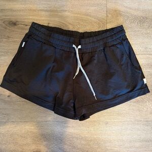 Vuori women's black shorts